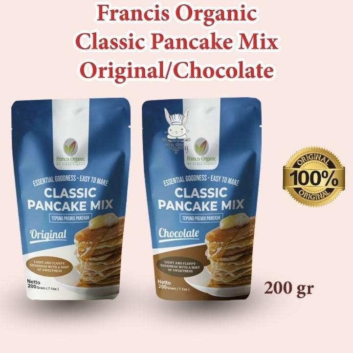 

Francis Organic Classic Pancake Mix 200Gr Tepung Pancake Organic