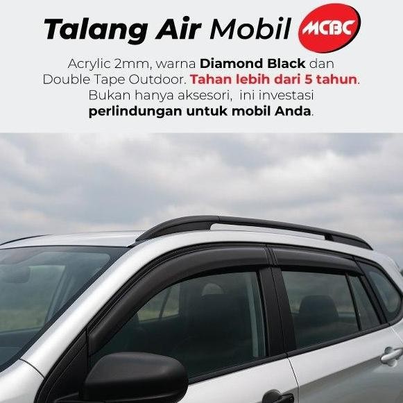 TERMURAH - Talang Air Mobil Slim Mazda Biante 3 2 HB Sedan CX5 CX3 BT50 CX 5 3 Original MCBC Warna D