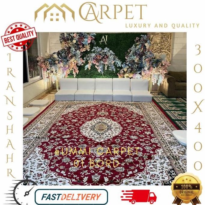 Karpet permadani iranshahr 300x400 motif semi turki turkey permadani