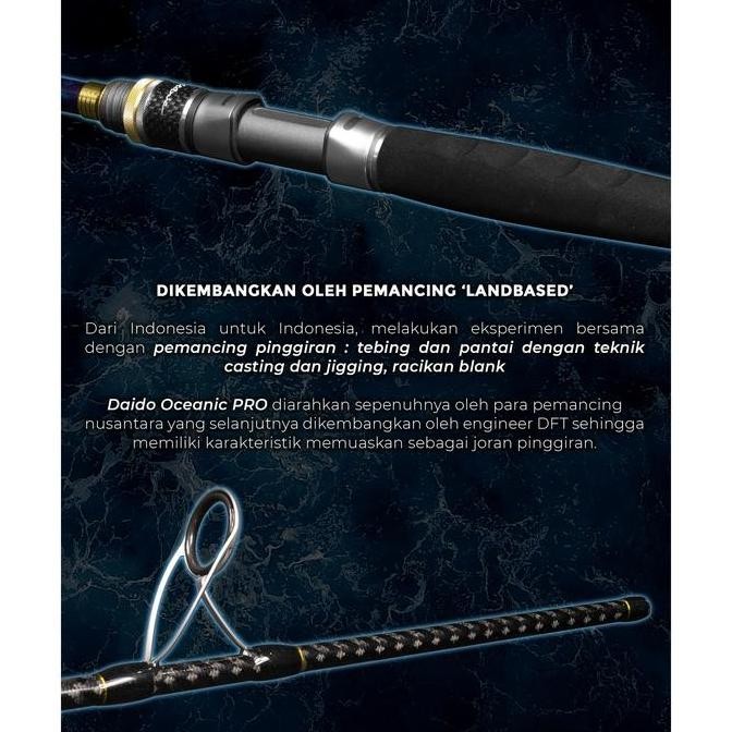 Joran Pancing Daido Oceanic Pro Carbon Holow 2.1M-3M Cocok untuk Air Laut Termurah