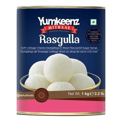 

] Rasgulla Yumkeenz Haldiram Sweets Dessert / Manisan India Haldirams