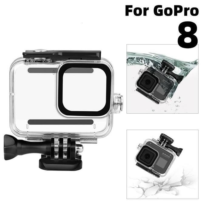 Gopro8 kamera olahraga waterproof shell asli shell tahan air case For GoPro Hero 8 Terlaris