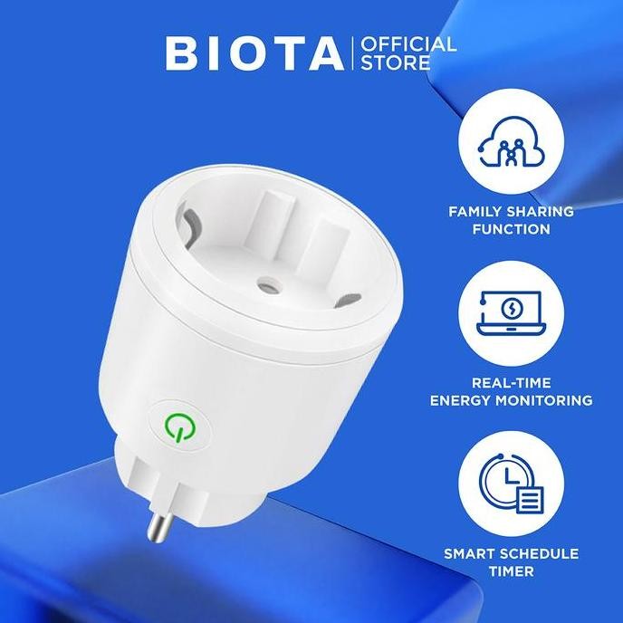 Sale Biota Smart Plug Wifi Stop Kontak Otomatis Watt Meter Wireless Google Alexa