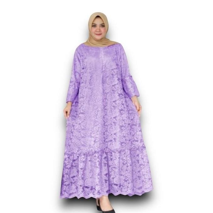 [JUMBO SIZE LD 140CM] GAMIS MAXI BUSUI BELINDA/ SIZE M-5XL/GAMIS JUMBO/ BIG SIZE Muslim Dress