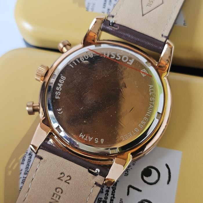 Fossil Townsman Fs5468 Fs5338 Original Jam Tangan Pria Chrono Aktif Free Box Ori