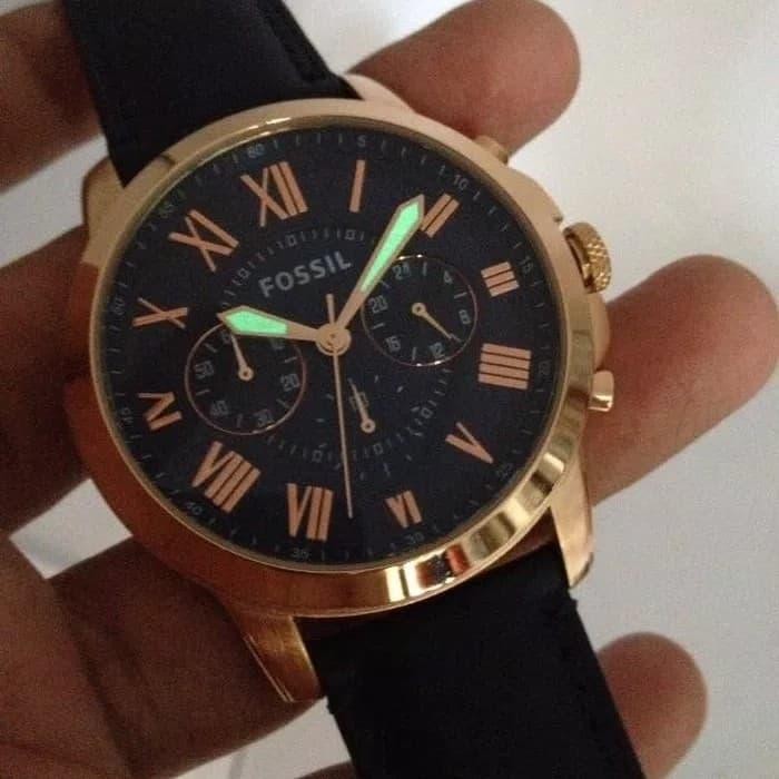 Jam Tangan Pria Merk Fossil Fs5061& Fs 5061 Original Fullset 4.5Mm