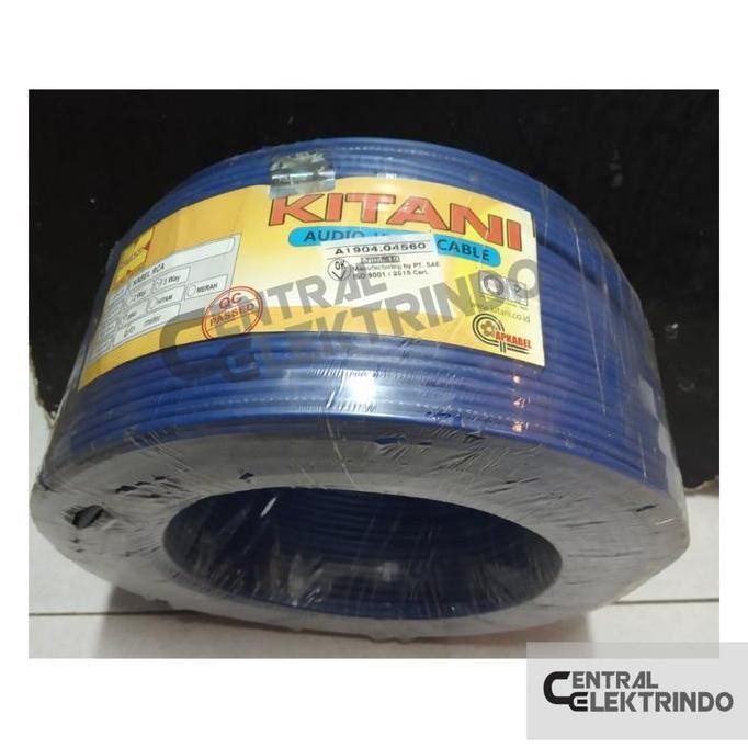 Stk Kabel Rca Audio 3-3 Kitani Kabel Rca 3 Ke 3 Kitani 3 Jalur 60Meter 60M