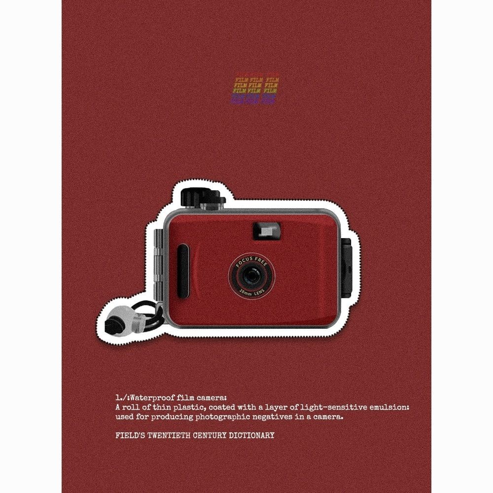 Gulungan Film Kecil Murah Non-Polaroid Non-Sekali Pakai Hadiah Teman vlog Kamera Vintage ins Kepriba