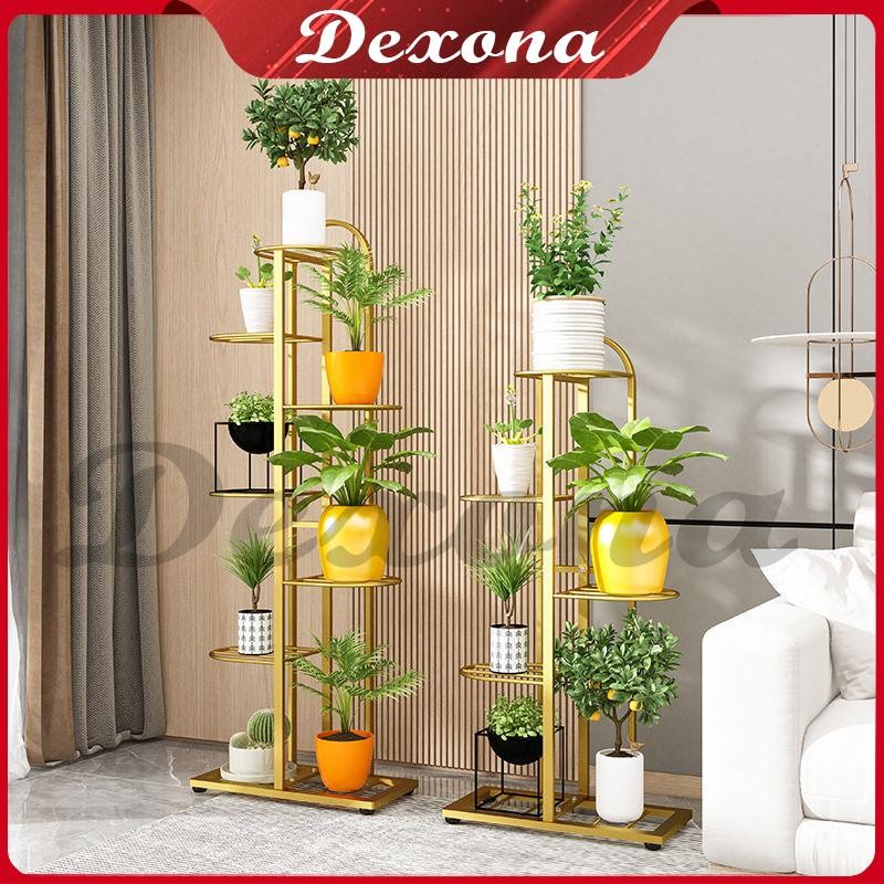 Garansi 3 Tahunrak Bunga Unik Tempat Bunga Besi Tempa Emas Besi Rak Bunga 3/4/5 Meja Hias Standing P