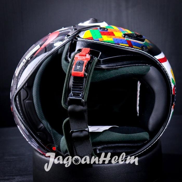 Kyt Helm Elsico Motif | Retro Classic Single Visor