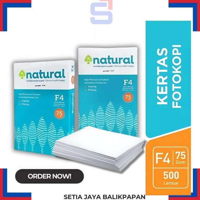 

$+$+$+$+] Kertas HVS NATURAL 75 gsm
