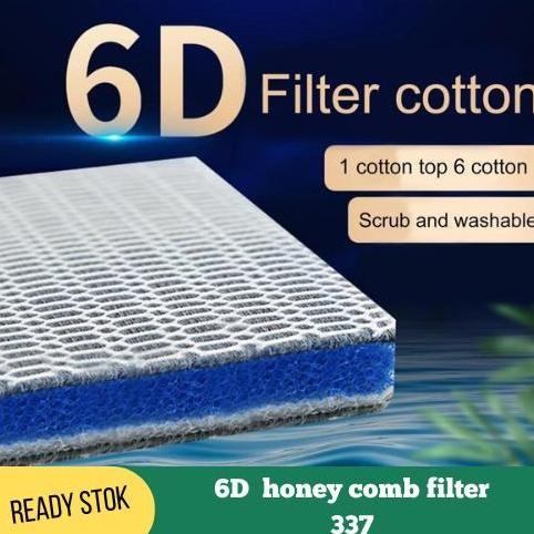 New 6D Honey Comb Filter Busa Spons Magic Aquarium Bio 337