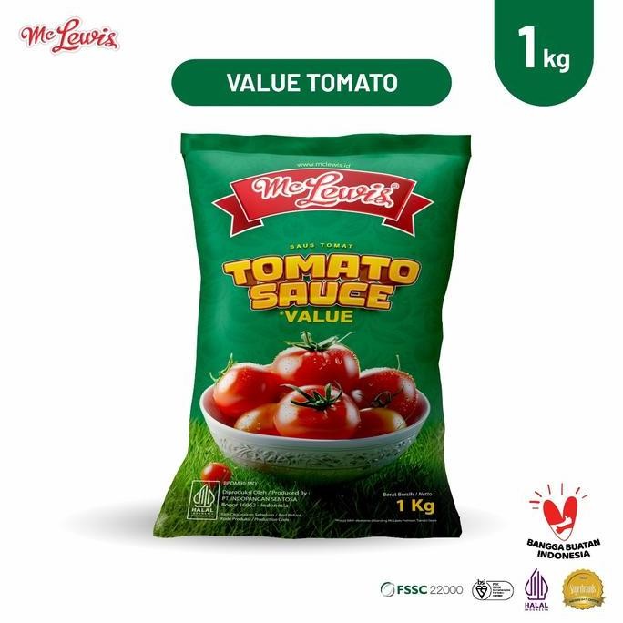 

Mc Lewis Tomato Sauce Value - 1Kg BS