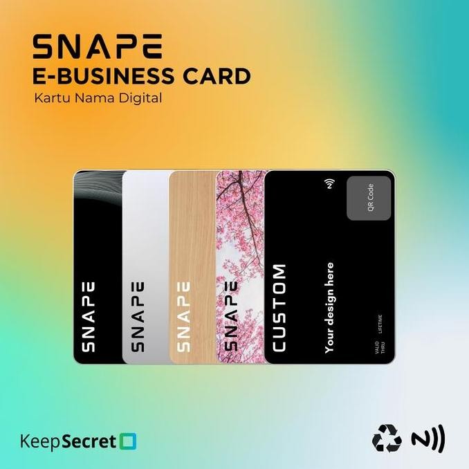 

Sale E-Business Card / Kartu Nama Elektronik Dengan Fitur Nfc Dan Qr Code