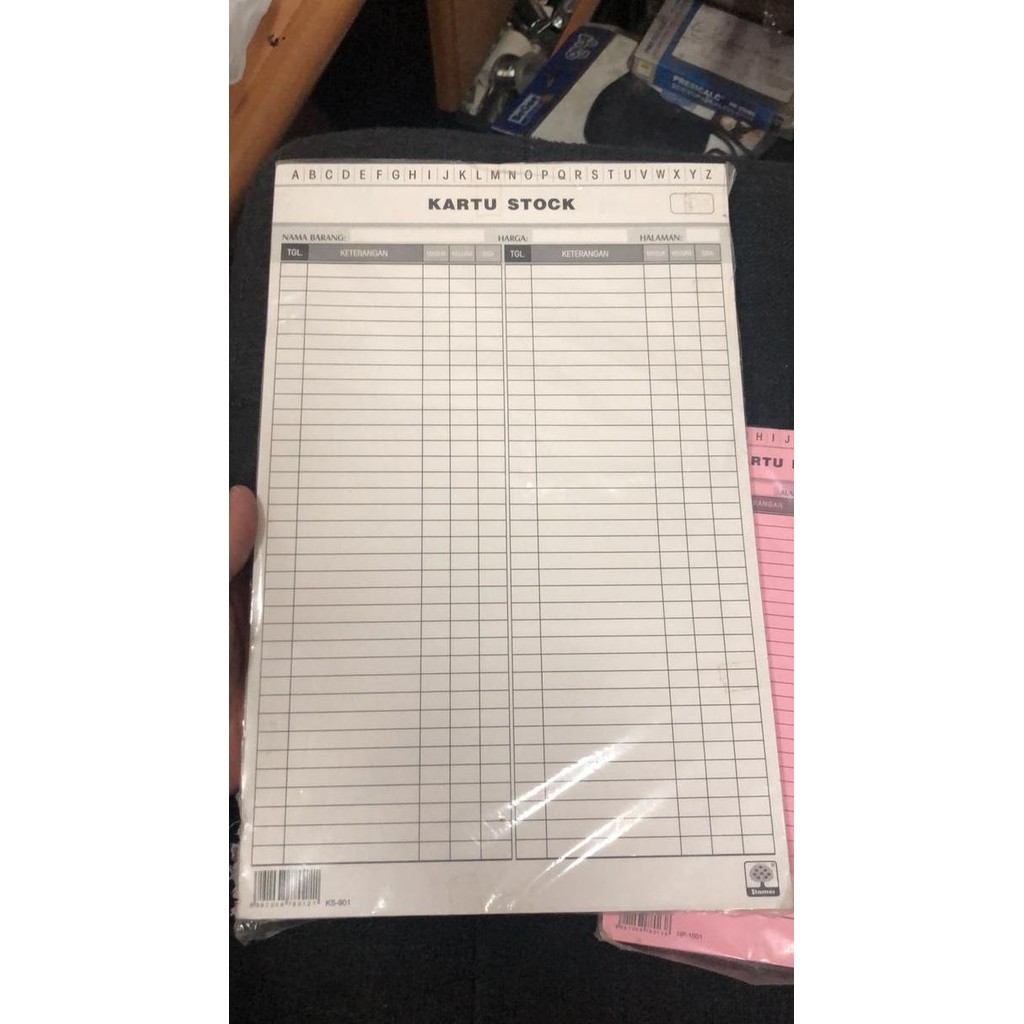 

*:*:*:*:*] kartu persediaan barang stock ukuran a4 /f 4 isi 25 lembar merek stanmos