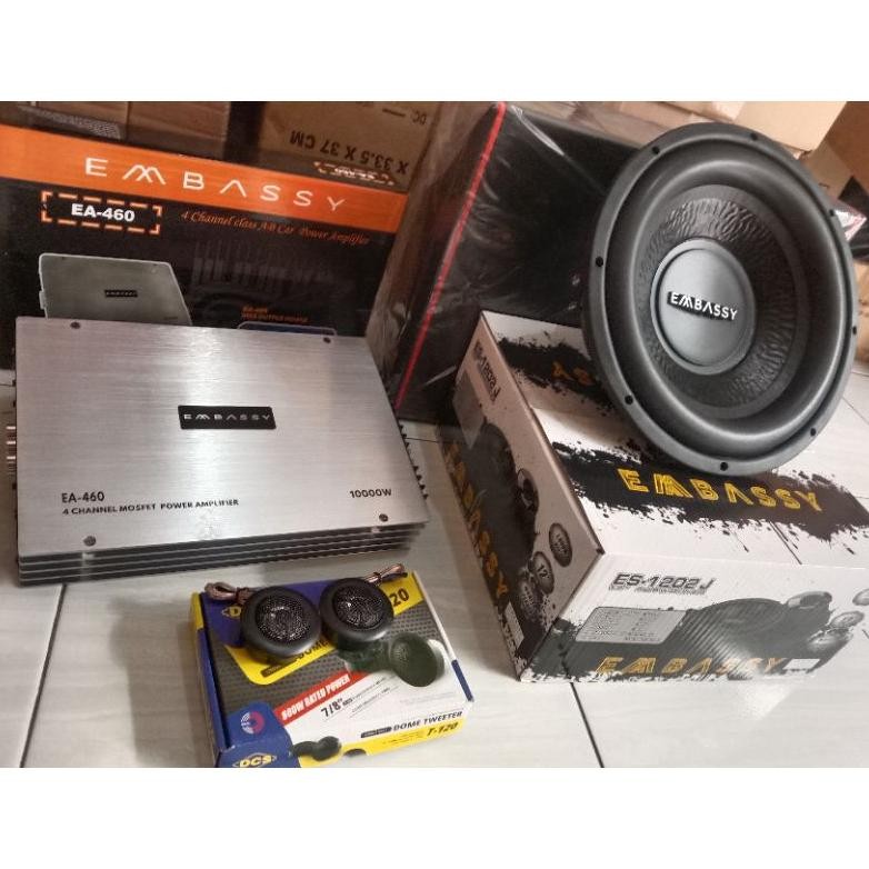 Terlaris Paket Audio Mobil Embassy 1202J