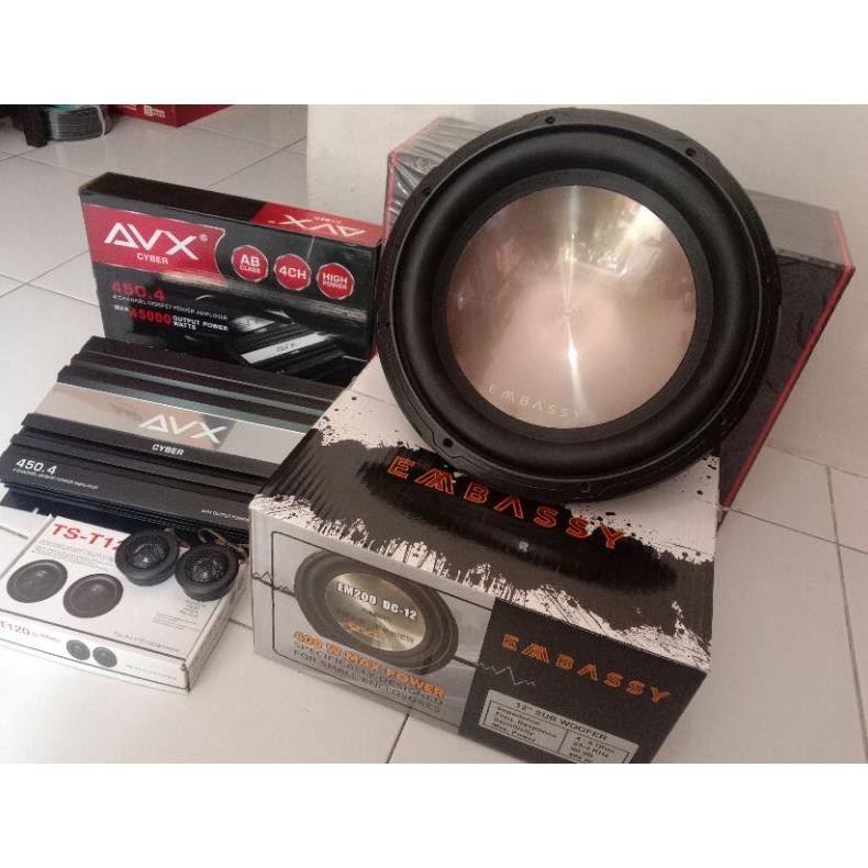 Terlaris Paket Audio Mobil Embassy Badak
