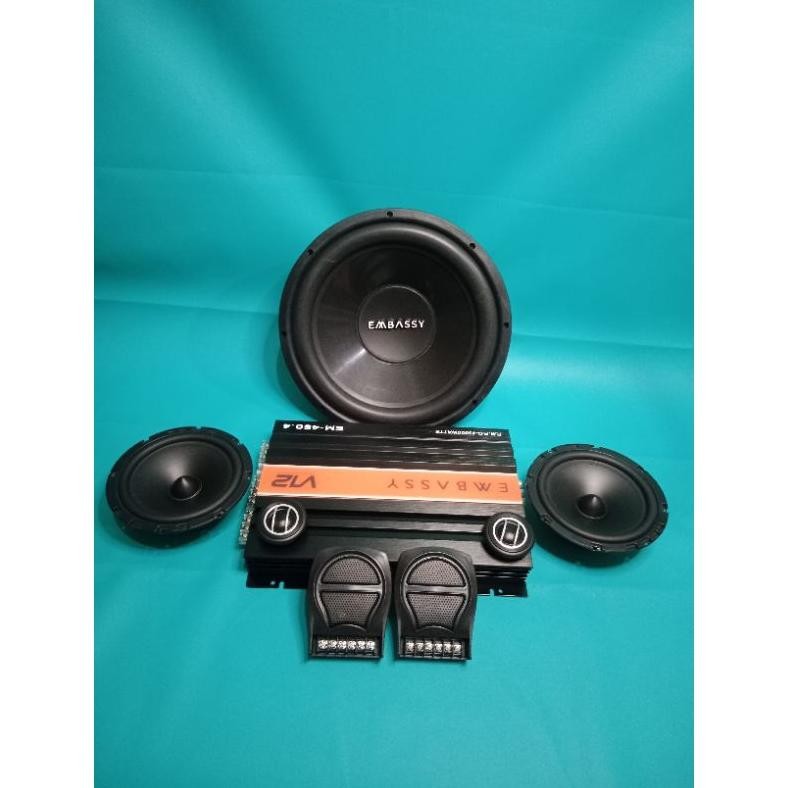Terlaris Paket Embassy Power Embassy Subwoofer Embassy & Speaker Split Embassy