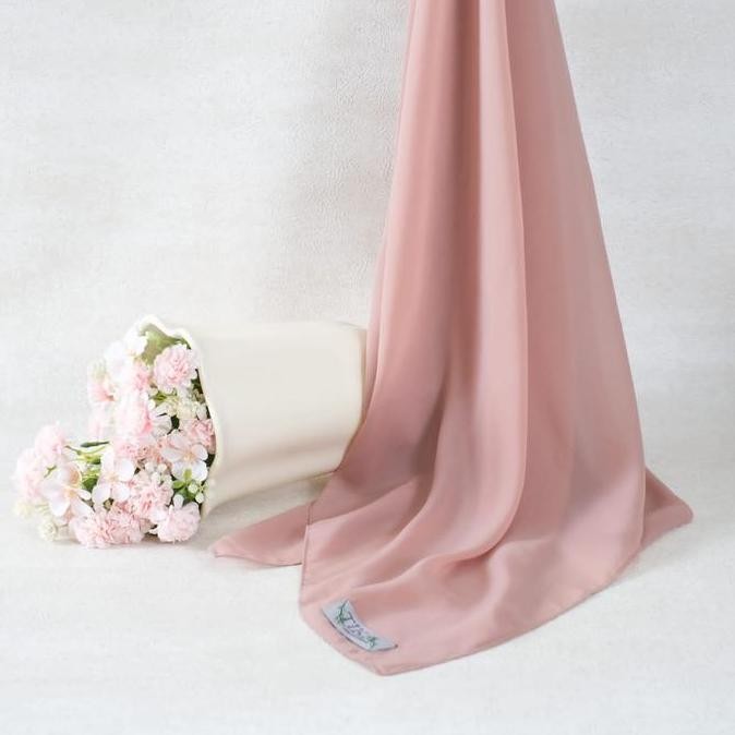 Hijab Polos Segi Empat Chiffon Azzura