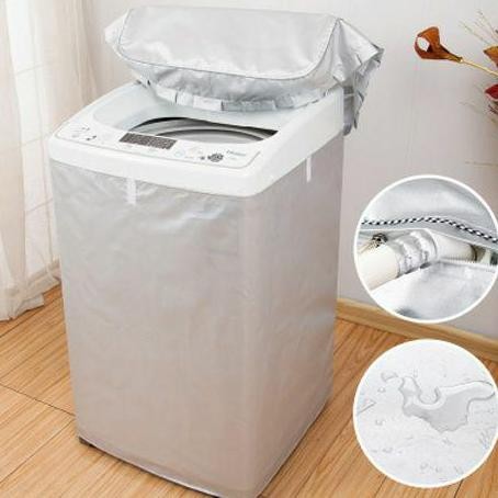 New Cover / Sarung Mesin Cuci 7.5 Kg - 9 Kg Buka Atas 1 Tabung Atas