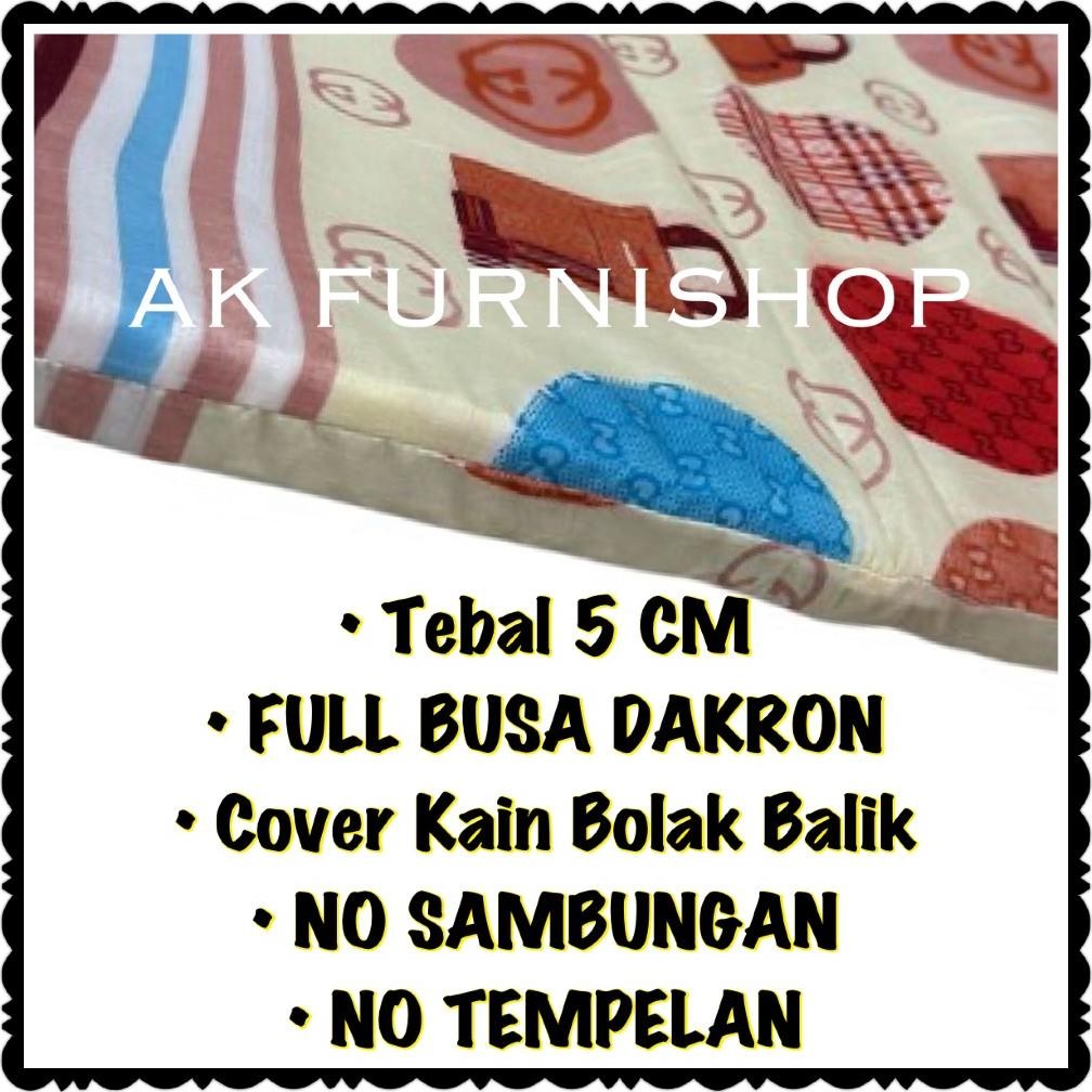 Kasur Lipat Busa Dakron Murah Tebal 5 CM - Kasur Lantai