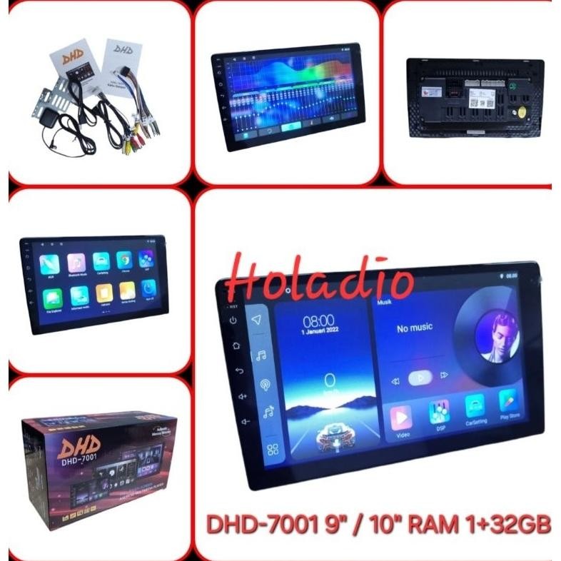 Terlaris Headunit Android 9" Dan Android 10" Dhd-7001 / Dhd 7001 Ram 1/32Gb