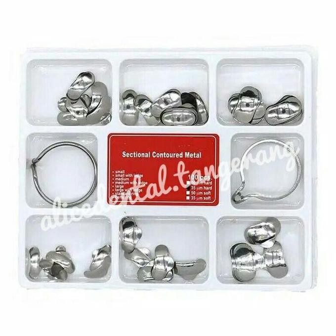 Dental matrix sectional matriks band ginjal logam metal anterior 1398