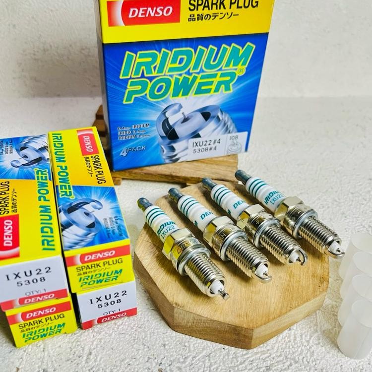 Busi Iridium Type Ixu22 Denso 1Set 4Pcs Untuk Mobil Avanza Vvti Tahun 20062011 All Nevanza Tahnun 20