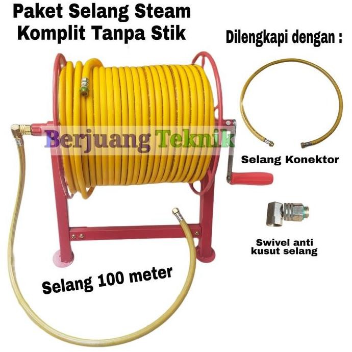 promo selang sprayer steam 100 meter gulungan selang air tekanan tinggi cuci motor