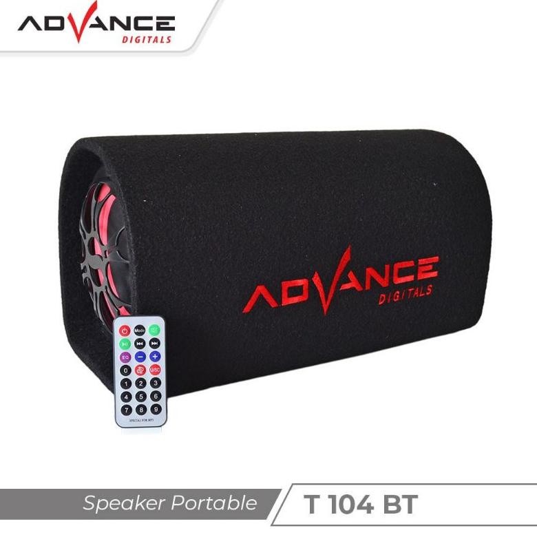 Terlaris Speaker Bluetooth Advance T-104Bt 10 Inchi/Speaker Mobil Radio Fm Super Bass/Salon Aktif Wi