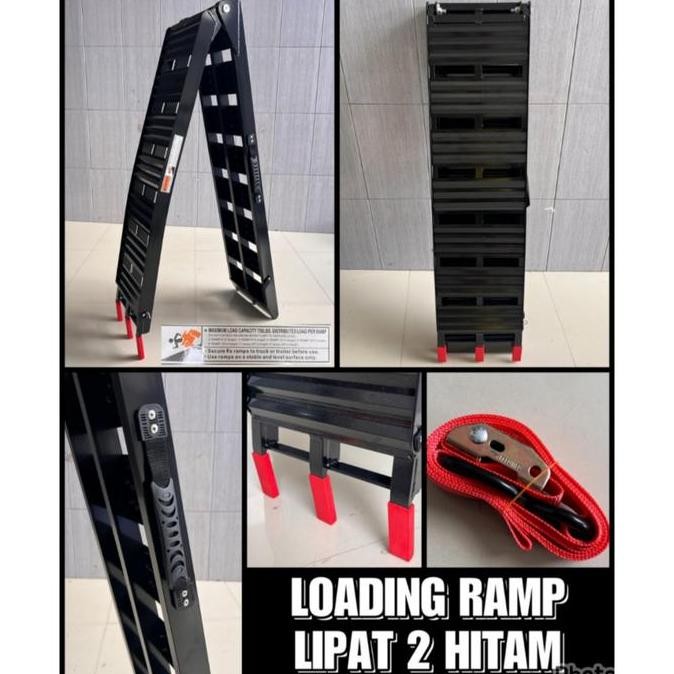 TANGGA MOTOR LIPAT 2 LOADING RAMP ALUMINIUM