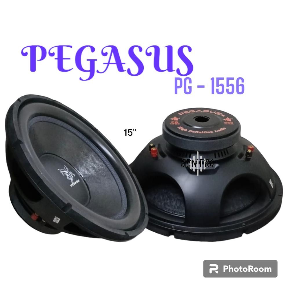 Terlaris Subwoofer 15 Inch Pegasus Pg-1556 Double Coil Pegasus Speaker Mobil