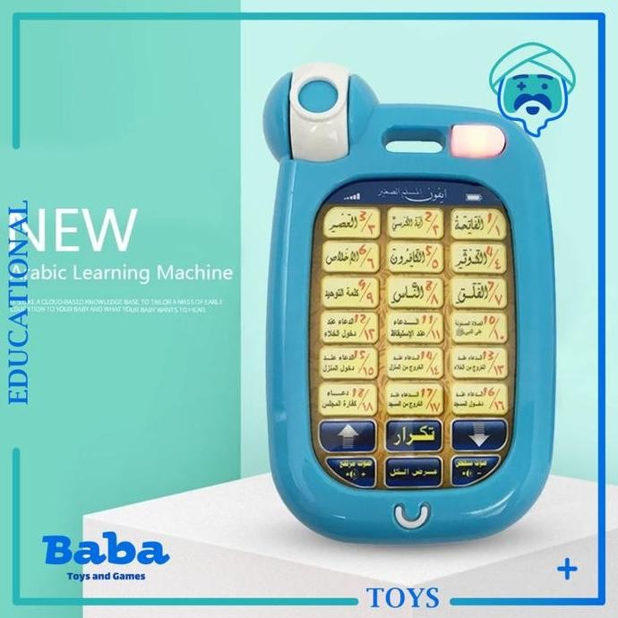 Mainan HP Al-Qur'an Anak - Smartphone Mainan Edukasi Suara Quran Bayi Muslim Termurah