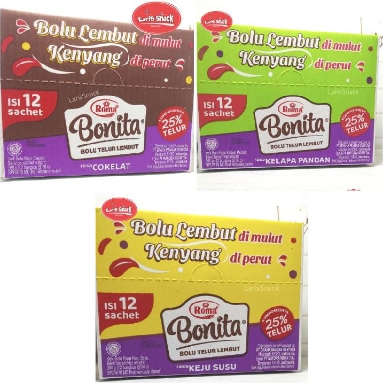 

Promoo!! Roma Bonita Bolu Telur Lembut 30 gr