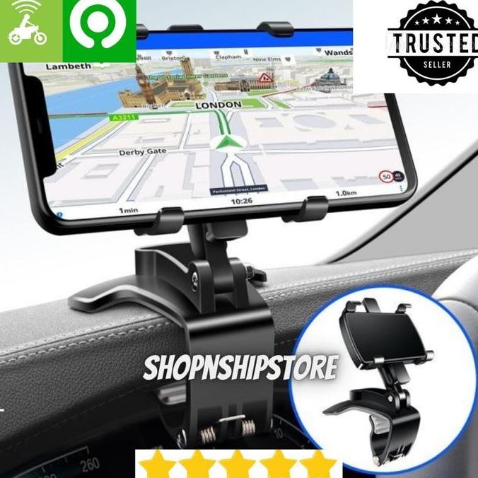 Holder HP Jepit Dashboard Mobil | Dudukan Handphone Interior Mobil Termurah