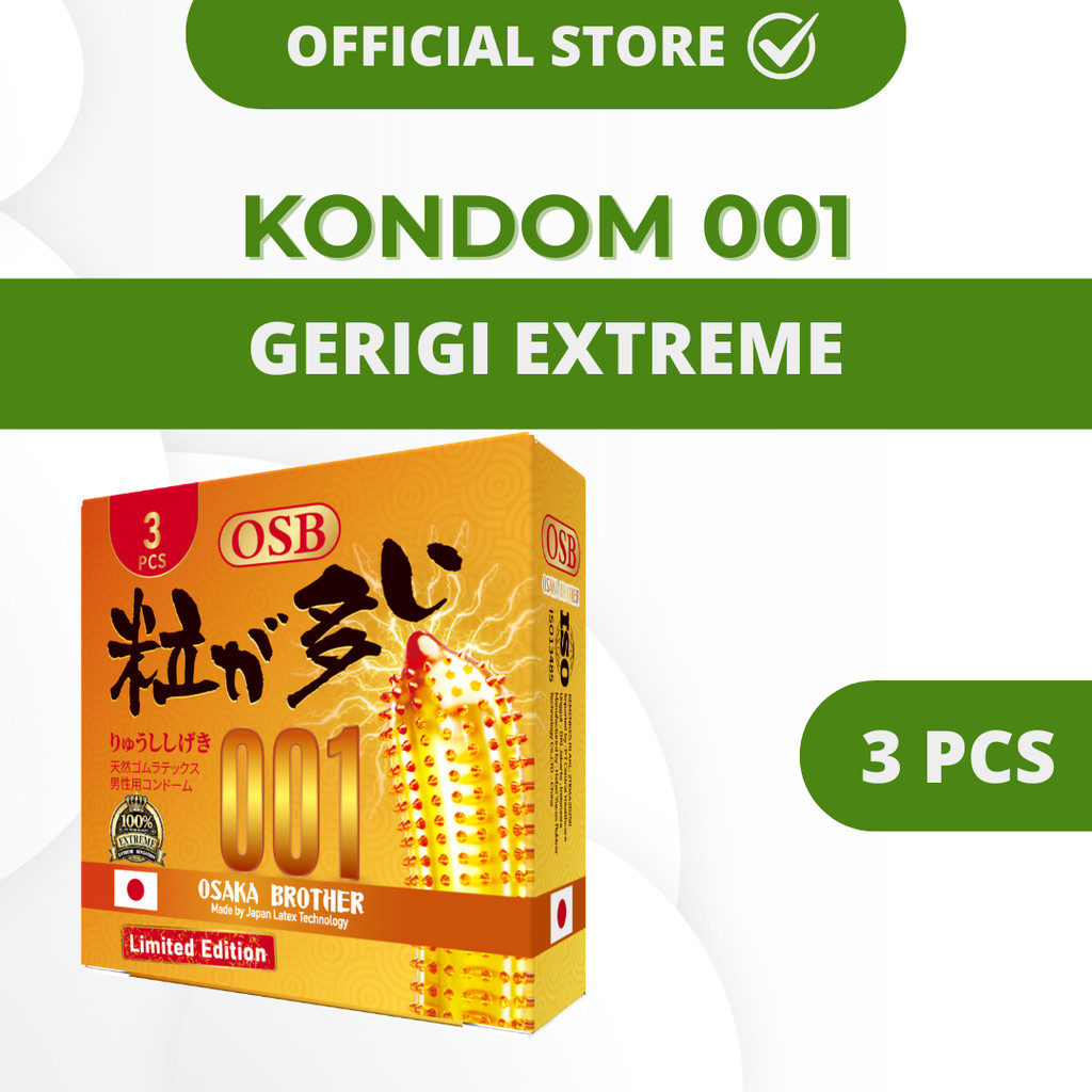 Condom Osb Osaka Brother 001 - Gerigi Xtreme Isi 3 Pcs