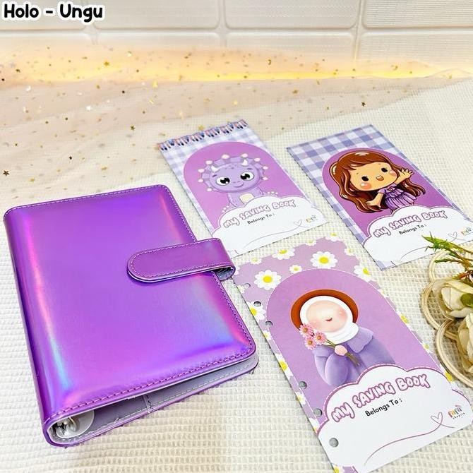 

(10-Ziplock-Kulit Premium 2) Paket Binder Menabung Superrior Kulit Premium