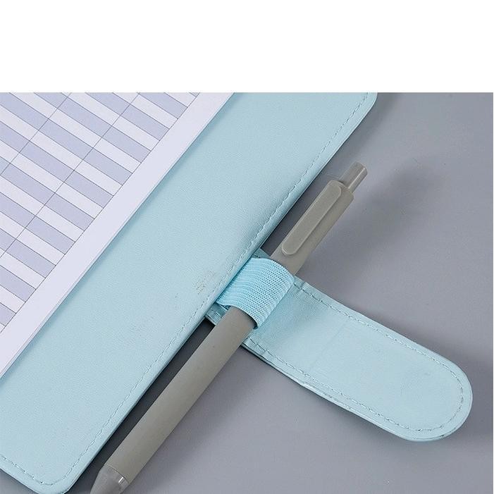 

Sp Binder A6 Kulit Pu Polos 6 Lubang Ring Metal Warna Perak Binder Tabungan Binder Budgeting Binder Keuangan