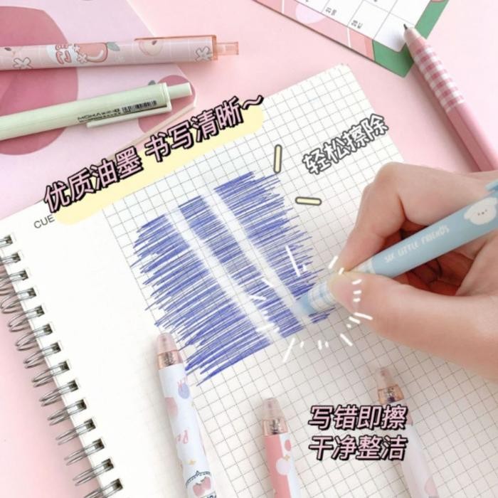 

Sp Pulpen / Pen Gel Bisa Hapus Motif 1 Set ( Tinta Hitam )