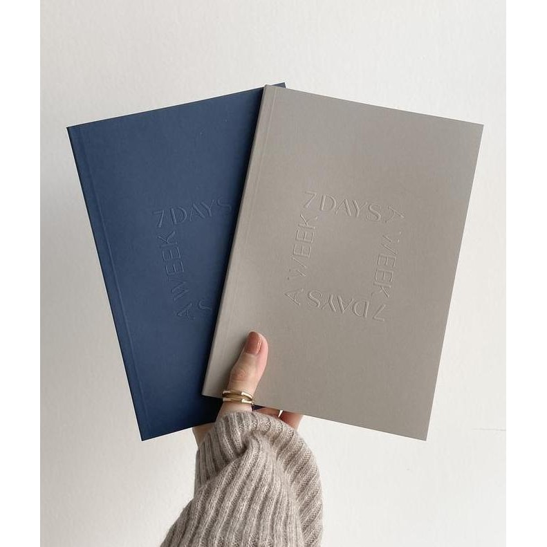 

Notebook A5 / Notebook Aesthetic / Buku Tulis / Buku A5 / Notebook Polos / Buku Aesthetic / Buku Catatan Notebook / 7 Days A Week