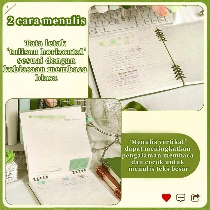 

Sp Notebook Buku Binder B5/Notebook Warna Gradasi Buku B5 Flip Vertikal/Tulis Sekolah Buku Notebook Aesthetic