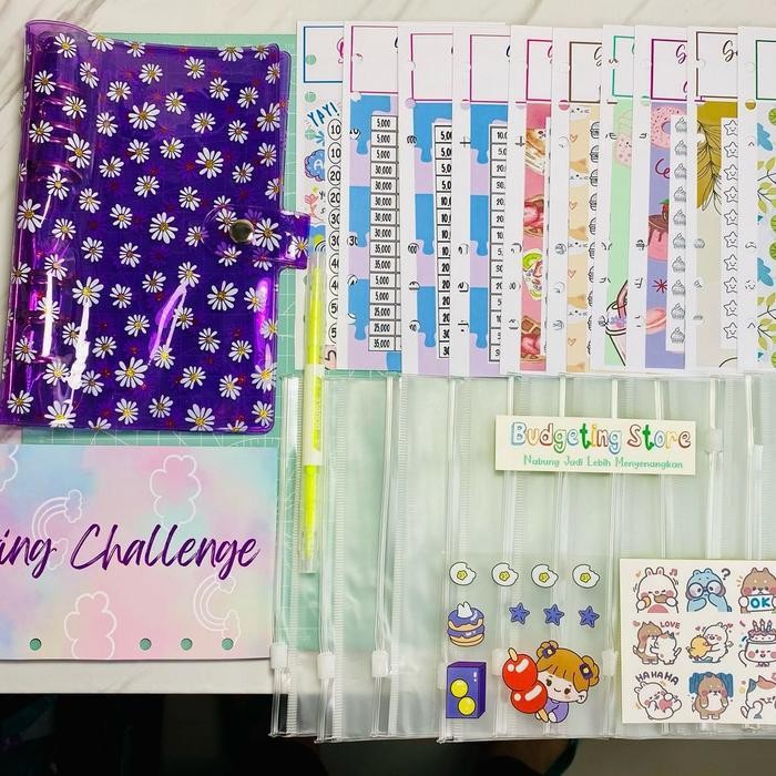 

Sp Paket Nabung Murah Meriah Binder Bening/Bunga