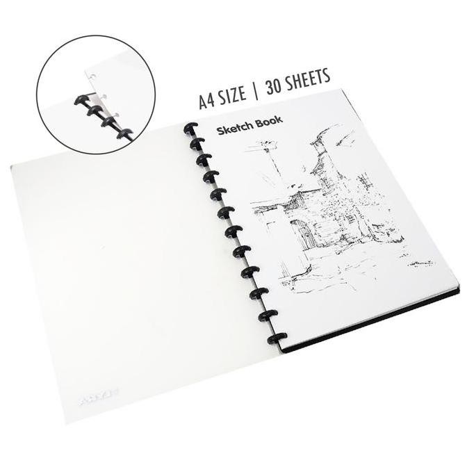 

(30 Lembar) Sketch Book Lyra A4 Sketchbook Buku Gambar Sketsa 150 Gsm #9210260