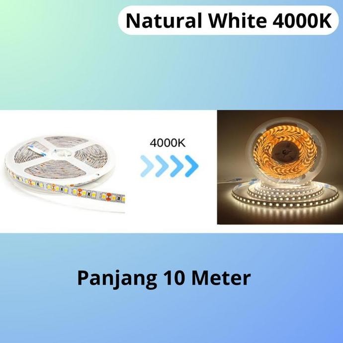 Lm Lampu Led Strip 10 Meter Lampu Strip Plafon Hias Dc 24V