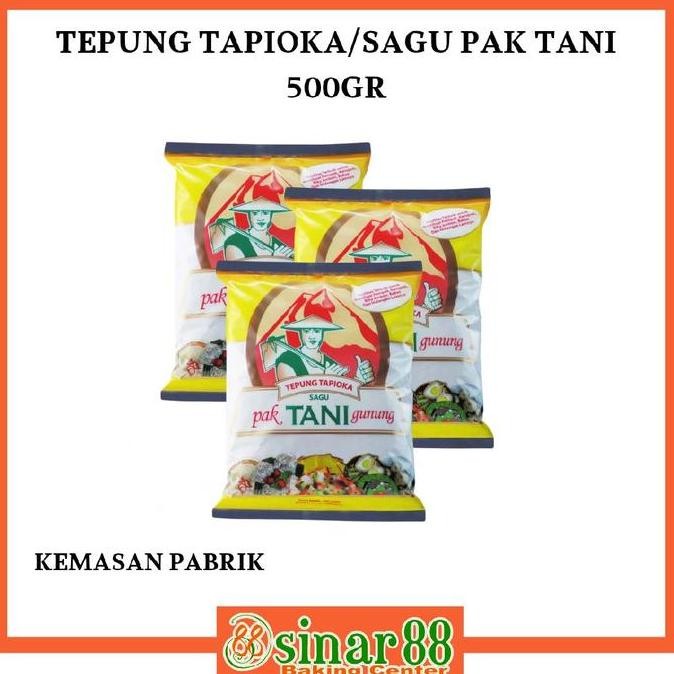 

><><><] TEPUNG TAPIOCA/SAGU CAP PAK TANI 500 GR