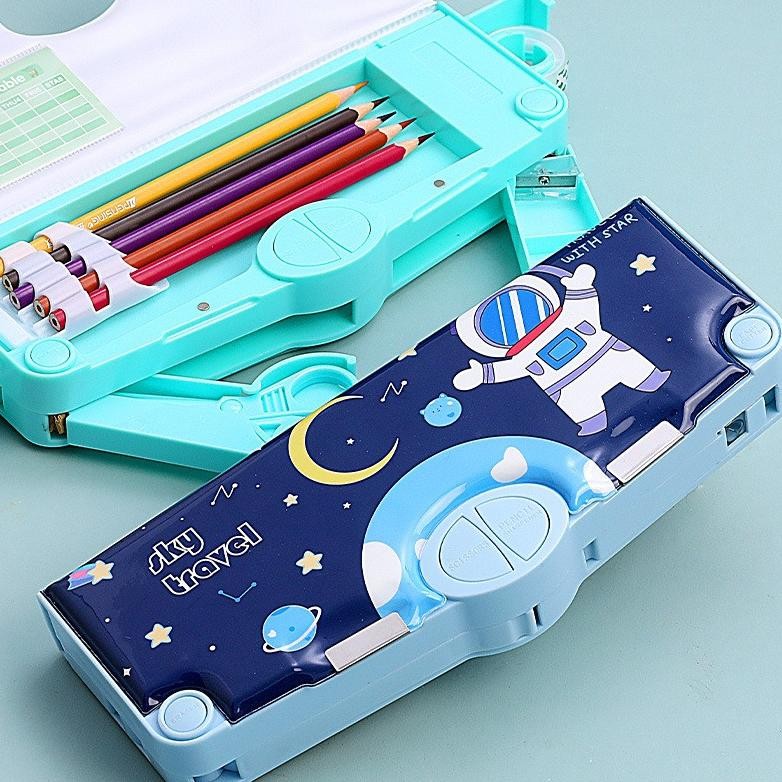 

Kotak Pensil Motif Karakter Multifungsi Premium Tempat Pensil Serbaguna