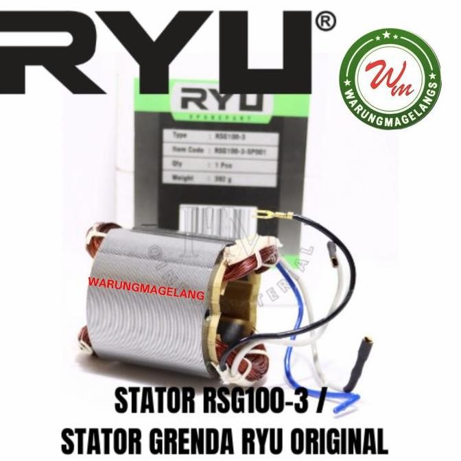 Stator field for Mesin Gerinda Ryu RSG100-3 RSG 100-3 100 3 RSG100 ORI