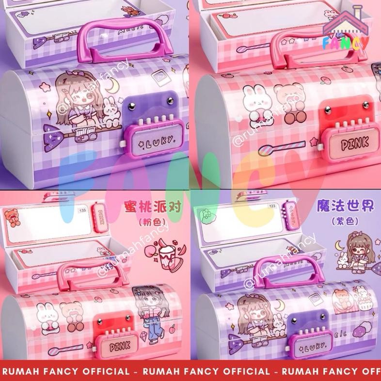 

[FREE BUBBLE+DUS] Tempat Pensil Passwrod + Spidol WhiteBoard KAX 300 Kapibara Astronout Girl Unicorn