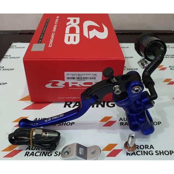 Master Rem Radial Rcb S1 14Mm Kanan Warna Biru / Blue Original@