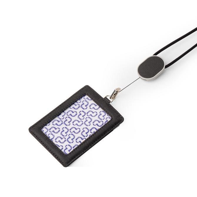 

Wallts Knot Black Tali Id Card Gantungan Yoyo Name Tag Klip Tarik Mudah Original